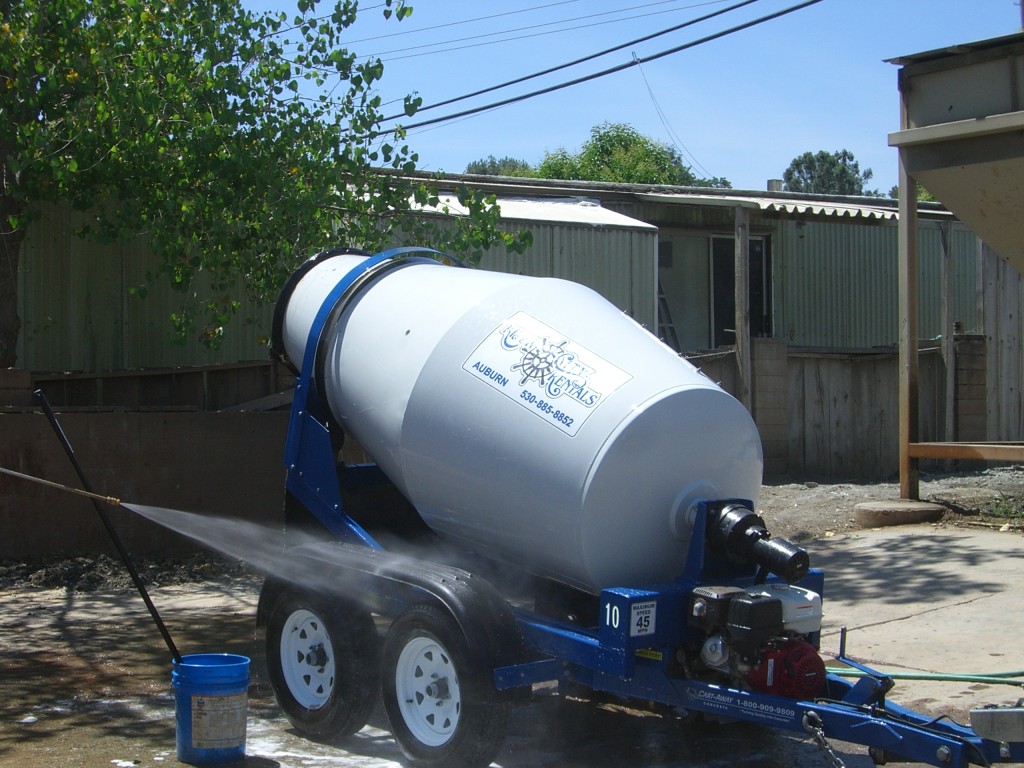 portable concrete mixer by Cart-Away