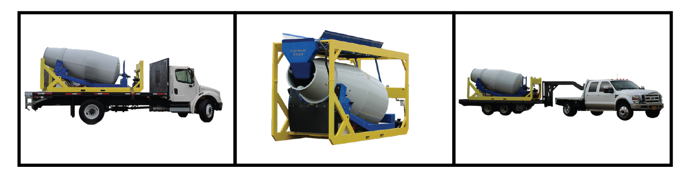 High Efficiency Self Propelled Mobile Concrete Mixer 4 Cubic Meter