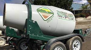 1-yard concrete mixer billboard